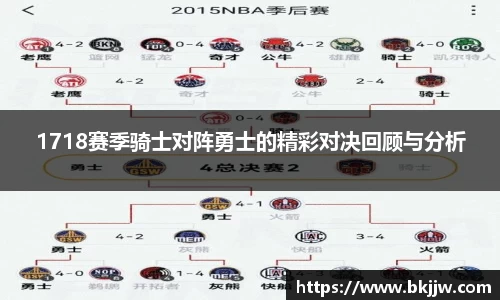 1718赛季骑士对阵勇士的精彩对决回顾与分析